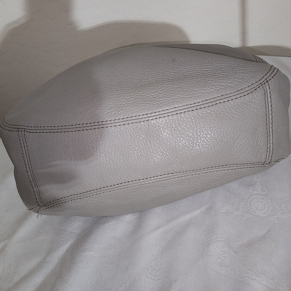 Michael Kors Grey Leather Bag - Picture 6 of 7